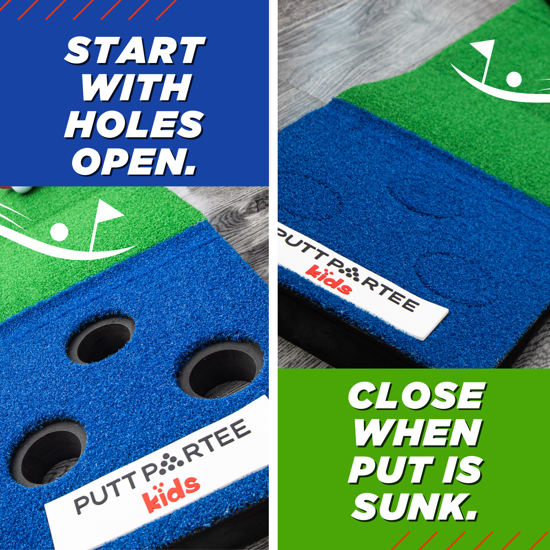 Putt Partee Golf Putting Game Bundle of 2