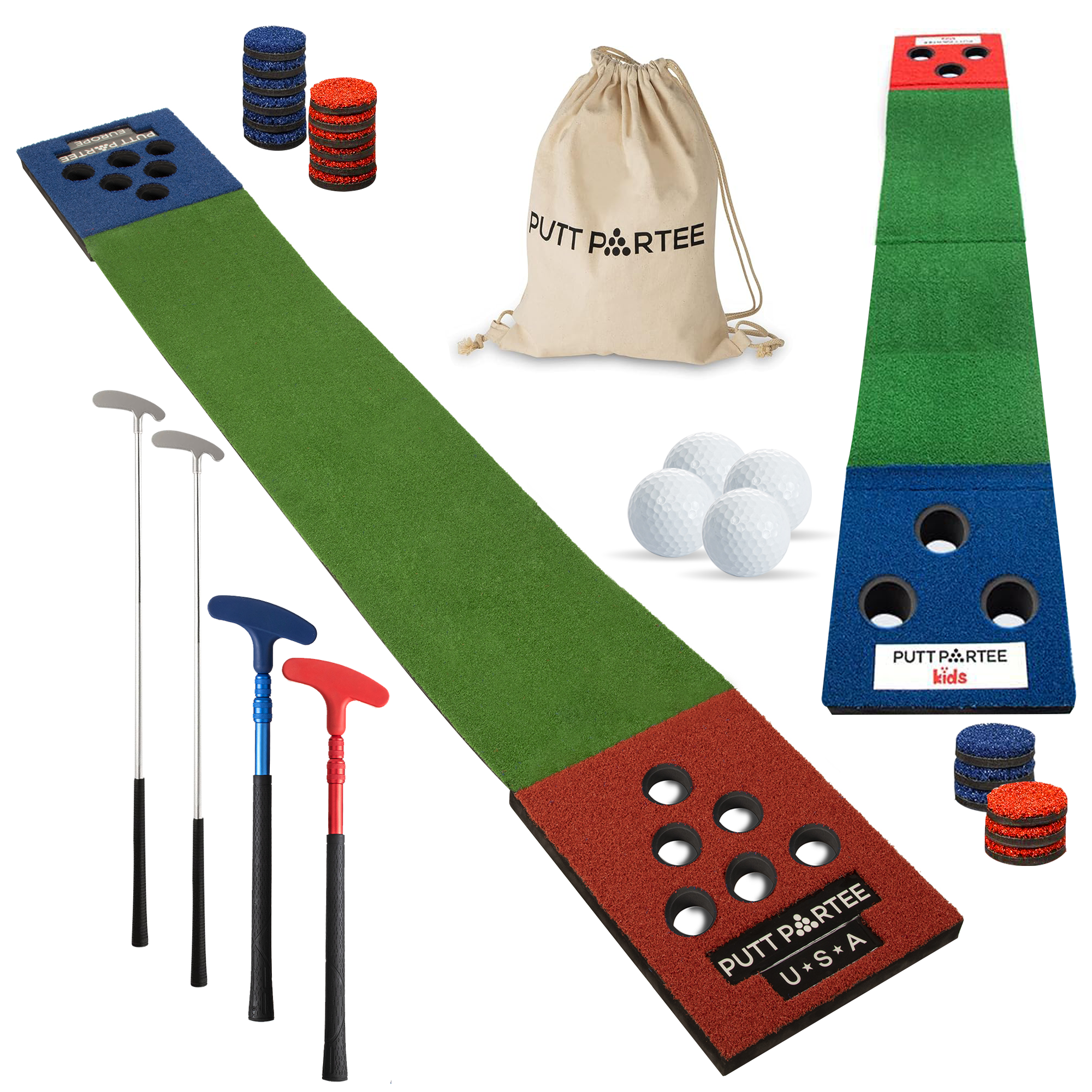 Putt Partee Golf Putting Game Bundle of 2